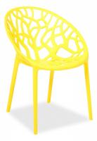 Стул Secret De Maison  BUSH (mod. 017) пластик, 60*58,5*80см, желтый (поставляется по 4 шт)