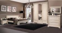 Спальня Престиж (крем с патиной) фото Спальня Престиж (крем с патиной). Фото №1
