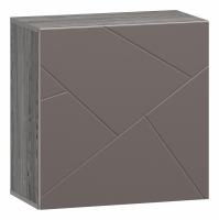 Шкаф Summit НМ 014.53-01, Софт Графит, Ясень Анкор темный. Фото №1