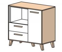 Комод с открытой нишей Эрика фото Комод с открытой нишей Эрика