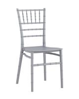 Стул Chiavari (Кьявари) пластик серебряный фото Стул Chiavari (Кьявари) пластик серебряный. Фото №1