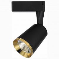 AL111, 12W, 1080 Lm, 4000К, 35 градусов, черный c золотой рамкой фото AL111, 12W, 1080 Lm, 4000К, 35 градусов, черный c золотой рамкой