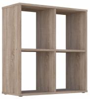 Стеллаж Polini Home Smart, древесина коричневая светлая дуб фото Стеллаж Polini Home Smart, древесина коричневая светлая дуб. Фото №1