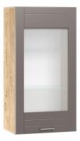 Шкаф навесной  Livorno  НМ 011.30, Софт Графит, Дуб Бунратти. Фото №1