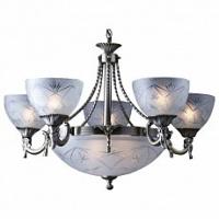 Подвесная люстра Eurosvet Kleo 60006/8 античная бронза. Фото №1