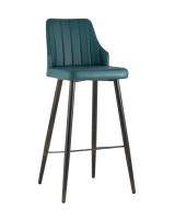 Стул барный Коналл экокожа темно-синий фото Стул барный Коналл экокожа темно-синий. Фото №1