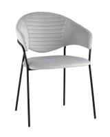 Стул Алексис велюр серый. Фото №1