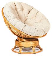 Кресло-качалка PAPASAN w 23/01 B / с подушкой / Honey (мед), ткань Старт Кресло-качалка PAPASAN w 23/01 B / с подушкой / Honey (мед), ткань Старт. Фото №1