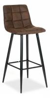 Стул SPICE (mod.8078) металл,ткань наппа, 51 x 42 x 104 см, темно-коричневый/черный, PK-03 (поставляется только по 2 шт) Стул SPICE (mod.8078) металл,ткань наппа, 51 x 42 x 104 см, темно-коричневый/черный, PK-03 (поставляется только по 2 шт). Фото №1