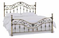 Кровать металлическая CHARLOTTE 140*200 см (Double bed), цвет: Античная медь (Antique Brass) фото Кровать металлическая CHARLOTTE 140*200 см (Double bed), цвет: Античная медь (Antique Brass). Фото №1