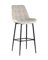 Стул барный Флекс велюр бежевый фото Стул барный Флекс велюр бежевый. Фото №1