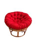 Кресло Папасан 23/01 с красной подушкой. Фото №1