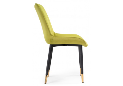 Стул Seda 1 khaki / gold / black. Фото