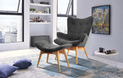 Кресло DC917 графит HE492-10 фото Кресло DC917 графит HE492-10. Фото №4