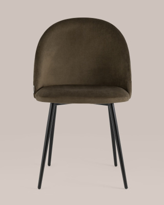 Стул Фолио велюр коричневый. Фото