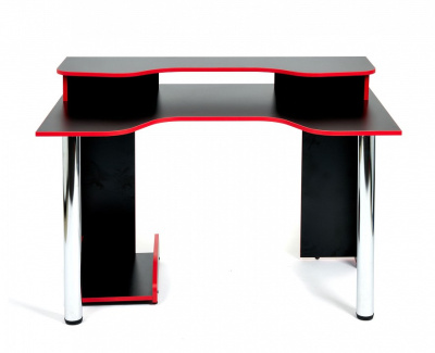 Подставка п/сист. блок StrikeRack NEO black/red, черный/красная кромка. Фото №2