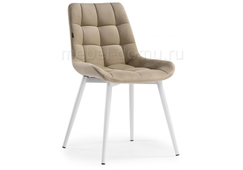 Стул деревянный Алст белый / velutto 05 фото Стул деревянный Алст белый / velutto 05. Фото №1