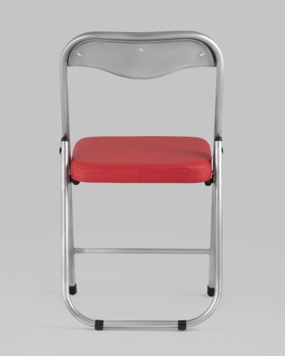 Стул складной ДЖОН металлик, красный. Фото №6