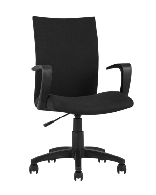 Кресло офисное TopChairs Harmony черное фото Кресло офисное TopChairs Harmony черное. Фото №2