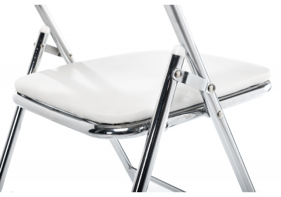 Стул Fold раскладной белый. Фото