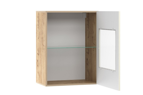 Шкаф навесной  Livorno НМ 011.30-01, Софт Панакота, Дуб Бунратти. Фото №2