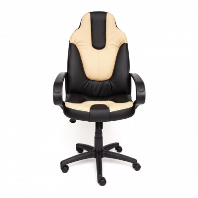 Компьютерное кресло NEO1 кож/зам, черный/бежевый, 36-6/36-34  id -. Фото №2