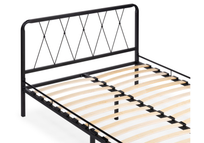 Кровать Иоханна 18 140х200 черная. Фото