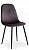 Стул BREEZE (mod. 4724) металл/вельвет, 44х48х87см, серый/черные ножки (поставляется по 4 шт)