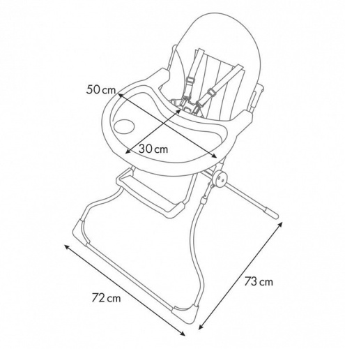 Стул для кормления Polini Kids 152, бежевый фото Стул для кормления Polini Kids 152, бежевый. Фото №10