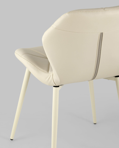 Стул Эдвин экокожа кремовый. Фото №8
