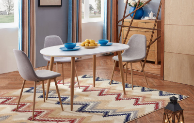 Стол DT-95D (120) белый (Universal). Фото