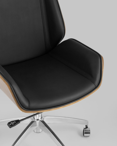 Кресло офисное TopChairs Crown черное. Фото №9