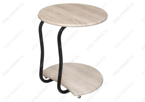 Журнальный стол Андромеда черный матовый / филадельфия грей. Фото №2