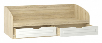 Оливия НМ 008.63 М1 Кровать Белое дерево, Дуб Сонома. Фото №2