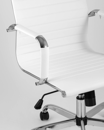 Кресло руководителя TopChairs City белое. Фото №9