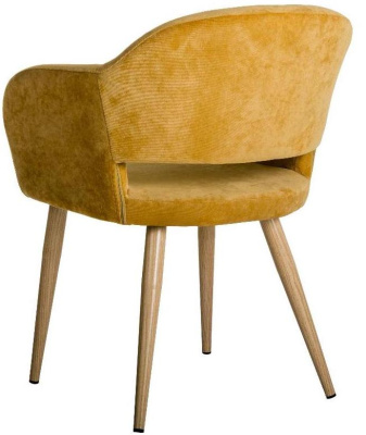 Кресло Oscar Жёлт/Натуральный Дуб фото Кресло Oscar Жёлт/Натуральный Дуб. Фото №5