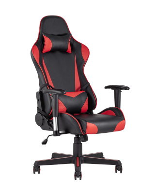 Кресло игровое TopChairs Racer черно-красное фото Кресло игровое TopChairs Racer черно-красное. Фото №2
