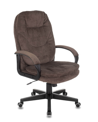 Кресло руководителя Бюрократ CH-868N Fabric коричневый Light-10 крестовина пластик фото Кресло руководителя Бюрократ CH-868N Fabric коричневый Light-10 крестовина пластик. Фото №3