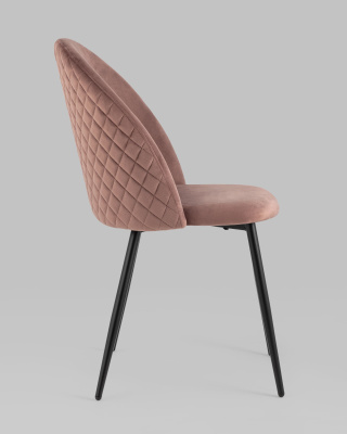 Стул Lilly велюр пыльно-розовый. Фото №4