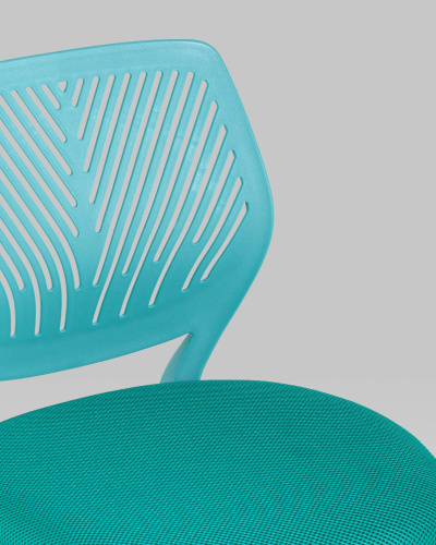 Кресло компьютерное детское Анна бирюзовый. Фото №9