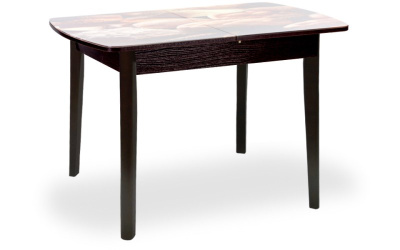 Стол Чикаго СТ фотопечать, ноги массив прямые фото Стол Чикаго СТ фотопечать, ноги массив прямые. Фото №2