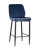 Стул полубарный Лоренс велюр синий фото Стул полубарный Лоренс велюр синий. Фото №1