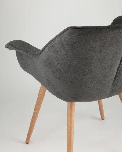 Стул Джулиан тёмно-серый. Фото №8