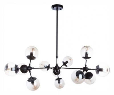 Люстра на штанге Arte Lamp 1664 A1664SP-12BK. Фото №2