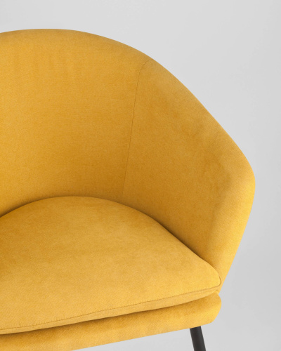 Кресло Декстер охра. Фото №10