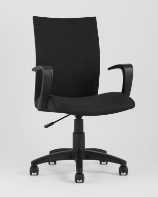 Кресло офисное TopChairs Harmony черное фото Кресло офисное TopChairs Harmony черное. Фото №3