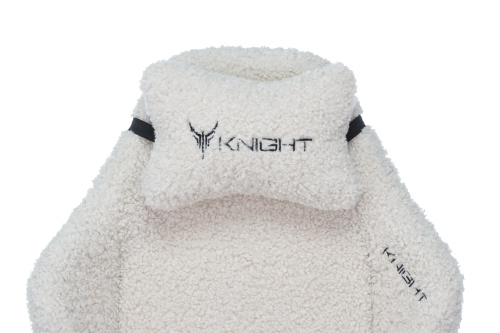 Кресло игровое Knight T1 молочный экомех с подголов. крестовина металл. Фото №8