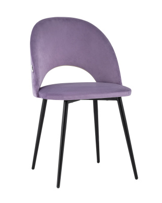 Стул Меган велюр сиреневый. Фото