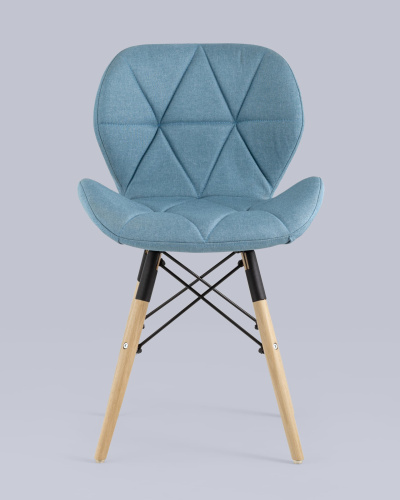 Стул Бон рогожка голубой. Фото №5