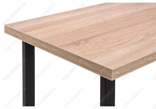 Стол Лофт сонома / черный матовый. Фото №4